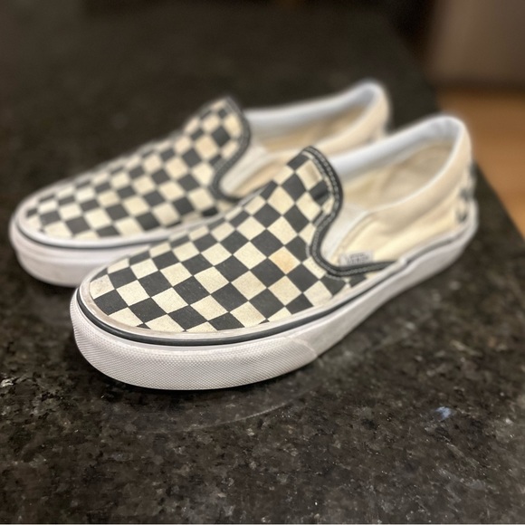Vans slip on checkered No lace shoes - Picture 6 of 6